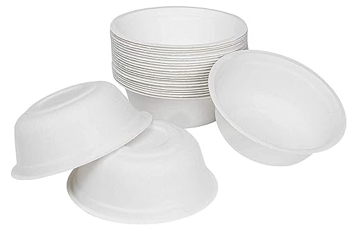 8oz Bagasse Bowl - Medium - (500pcs)